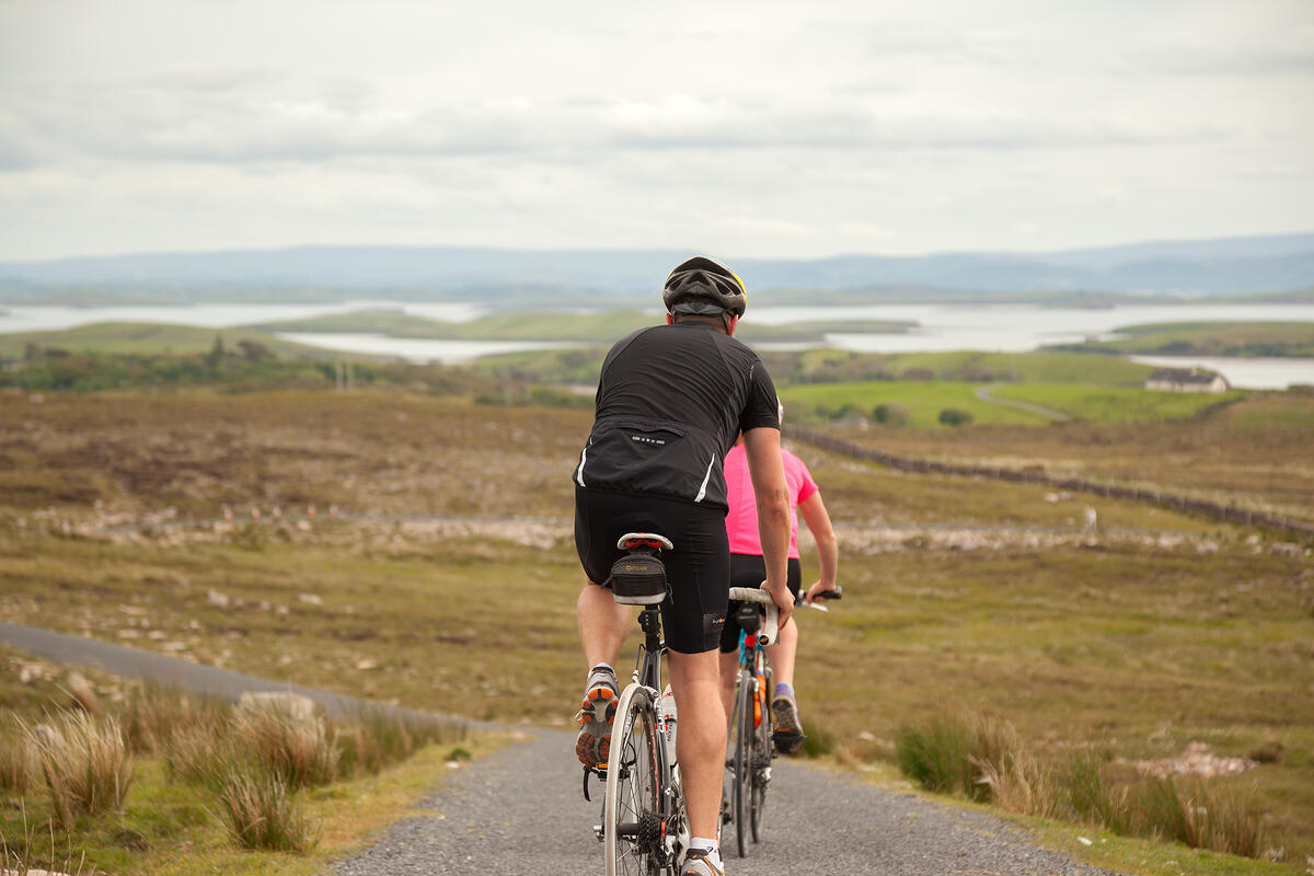 Great Western Greenway route diagram from Westport to Achill passing through Mulranny